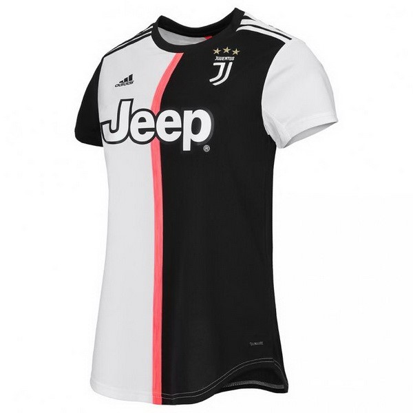 Camiseta Juventus 1ª Mujer 2019 2020 Negro Blanco